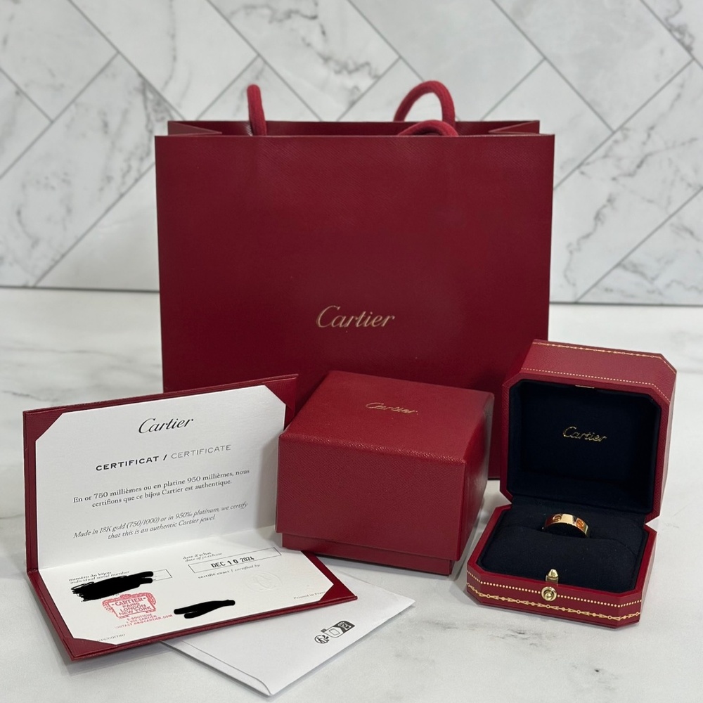 AUTHENTIC CARTIER LOVE RING